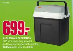 Europris KJØLEBOKS ELEKTRISK tilbud