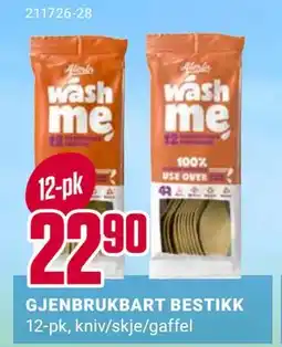 Europris GJENBRUKBART BESTIKK tilbud