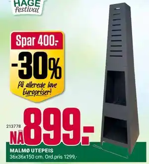 Europris MALMØ UTEPEIS tilbud