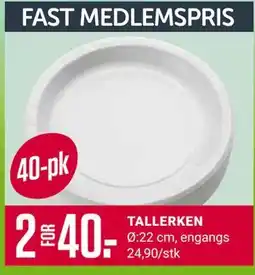 Europris TALLERKEN tilbud