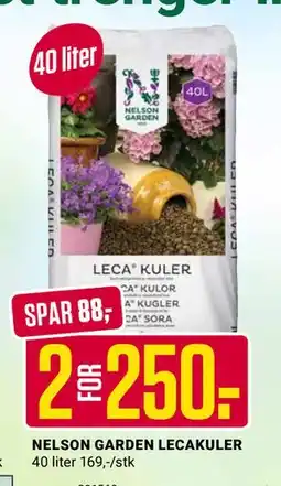 Europris NELSON GARDEN LECAKULER tilbud