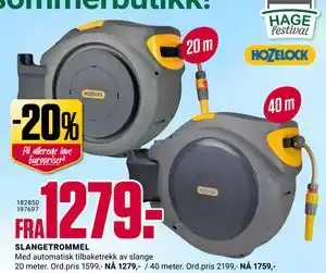 Europris SLANGETROMMEL tilbud