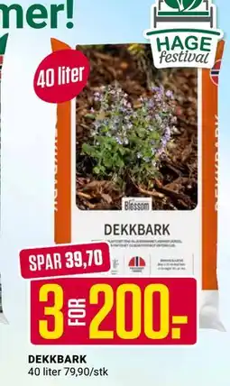 Europris DEKKBARK tilbud