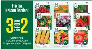 Europris Frø fra Nelson Garden! tilbud