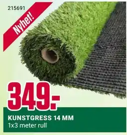 Europris KUNSTGRESS 14 MM tilbud
