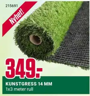 Europris KUNSTGRESS 14 MM tilbud