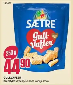 Europris GULLVAFLER tilbud