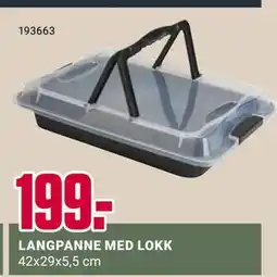 Europris LANGPANNE MED LOKK tilbud
