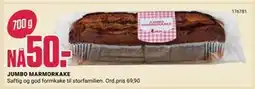 Europris JUMBO MARMORKAKE tilbud