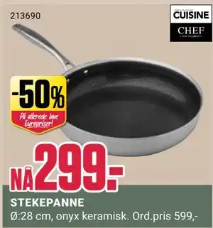 Europris STEKEPANNE tilbud