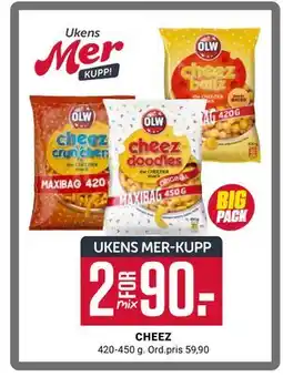Europris CHEEZ tilbud
