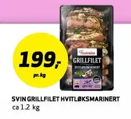 Bunnpris SVIN GRILLFILET HVITLØKSMARINERT tilbud