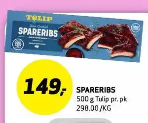 Bunnpris SPARERIBS tilbud