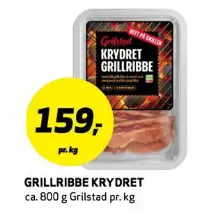 Bunnpris GRILLRIBBE KRYDRET tilbud