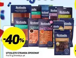 Bunnpris UTVALGTE STRANDA SPEKEMAT tilbud