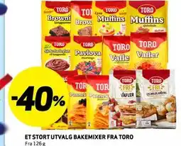 Bunnpris ET STORT UTVALG BAKEMIXER FRA TORO tilbud