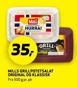 Bunnpris MILLS GRILLPOTETSALAT ORIGINAL OG KLASSISK tilbud