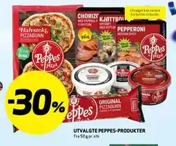 Bunnpris UTVALGTE PEPPES- PRODUKTER tilbud