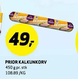 Bunnpris PRIOR KALKUNKORV tilbud