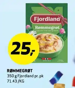 Bunnpris RØMMEGRØT tilbud