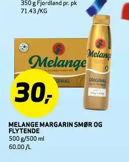 Bunnpris MELANGE MARGARIN SMØR OG FLYTENDE tilbud