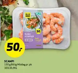 Bunnpris SCAMPI tilbud