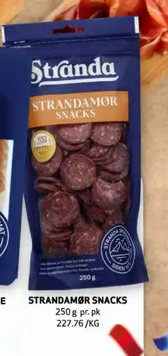 Bunnpris STRANDAMØR SNACKS tilbud