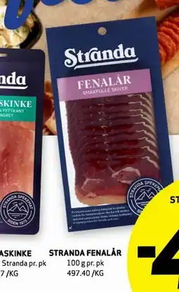 Bunnpris STRANDA FENALÅR tilbud