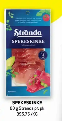 Bunnpris SPEKESKINKE tilbud