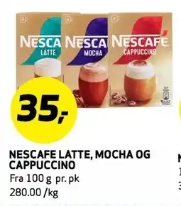 Bunnpris NESCAFE LATTE, MOCHA OG CAPPUCCINO tilbud