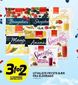Bunnpris UTVALGTE FRYSTE BÆR FRA ELDORADO tilbud