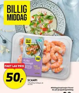 Bunnpris SCAMPI tilbud