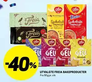 Bunnpris UTVALGTE FREIA BAKEPRODUKTER tilbud