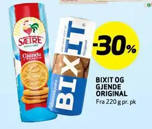 Bunnpris BIXIT OG GJENDE ORIGINAL tilbud