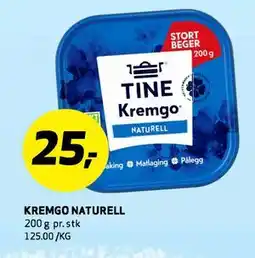 Bunnpris KREMGO NATURELL tilbud