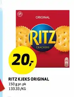 Bunnpris RITZ KJEKS ORIGINAL tilbud