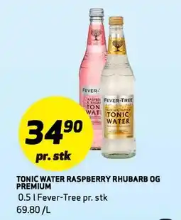 Bunnpris TONIC WATER RASPBERRY RHUBARB OG PREMIUM tilbud