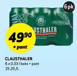 Bunnpris CLAUSTHALER tilbud