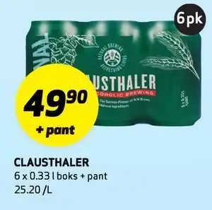 Bunnpris CLAUSTHALER tilbud