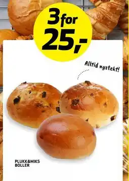 Bunnpris PLUKK&MIKS BOLLER tilbud