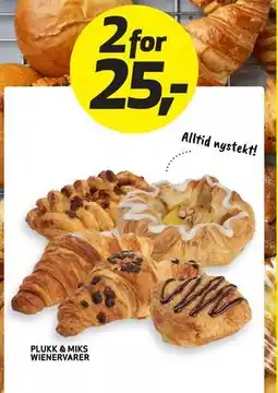 Bunnpris PLUKK & MIKS WIENERVARER tilbud