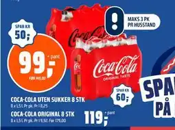 Coop Obs COCA-COLA ORIGINAL 8 STK tilbud