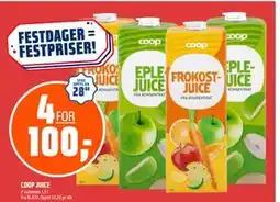 Coop Obs COOP JUICE tilbud