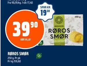 Coop Obs RØROS SMØR tilbud
