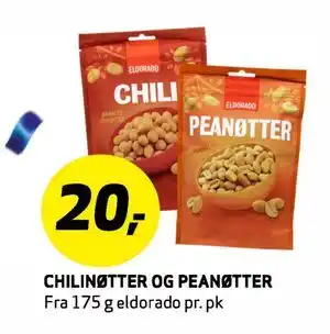 Bunnpris CHILINØTTER OG PEANØTTER tilbud