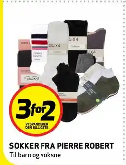 Bunnpris SOKKER FRA PIERRE ROBERT tilbud