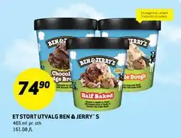 Bunnpris ET STORT UTVALG BEN & JERRY`S tilbud