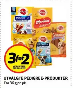 Bunnpris UTVALGTE PEDIGREE-PRODUKTER tilbud