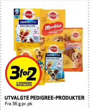 Bunnpris UTVALGTE PEDIGREE-PRODUKTER tilbud