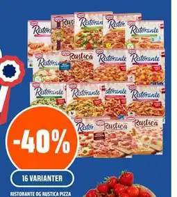 Coop Obs RISTORANTE OG RUSTICA PIZZA tilbud